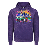 Cloud Purple traveler Vintage Hoodie - Zillion Design Studio