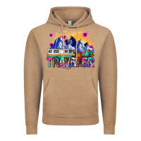 Vintage Coffee traveler Vintage Hoodie - Zillion Design Studio