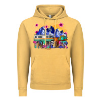 Vintage Mustard traveler Vintage Hoodie - Zillion Design Studio