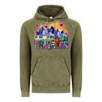Vintage Olive traveler Vintage Hoodie - Zillion Design Studio