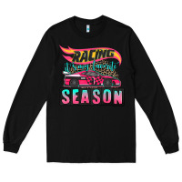 Black racing it's my favorite season sport car Long Sleeve Tee - AdoDesignShop