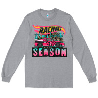 Heather Grey racing it's my favorite season sport car Long Sleeve Tee - AdoDesignShop