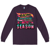 Plum racing it's my favorite season sport car Long Sleeve Tee - AdoDesignShop