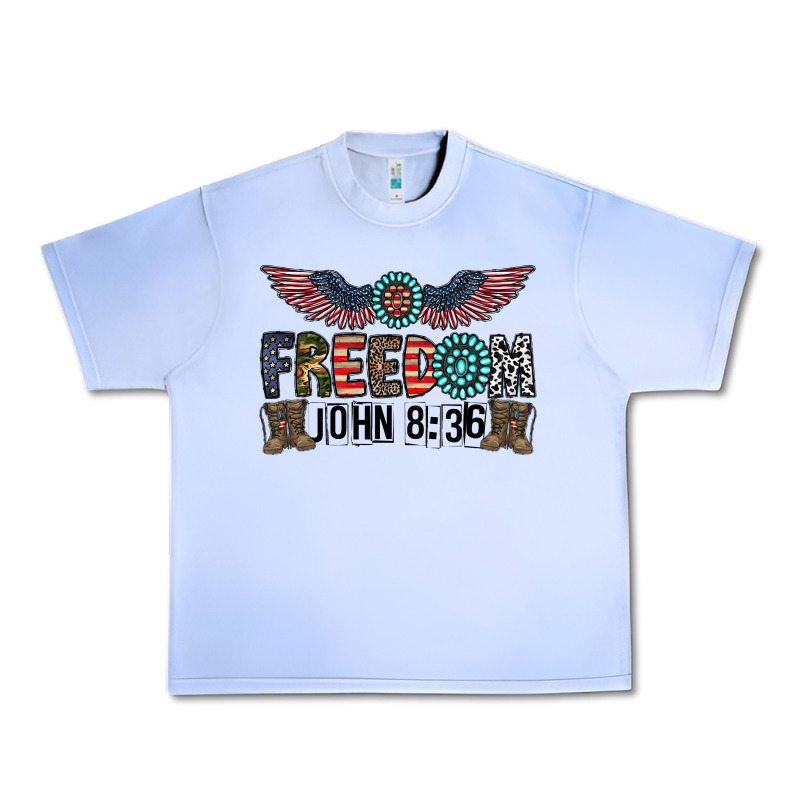 Freedom John Urban Heavy Tee by CowhideDigitalArt | Teevron