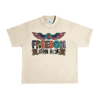 Sandshell freedom john Urban Heavy Tee - CowhideDigitalArt