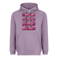 Lavender you are worthy you are beautiful Heavyweight Hoodie - MaliasSmallBusiness