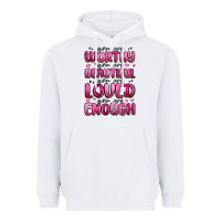 White you are worthy you are beautiful Heavyweight Hoodie - MaliasSmallBusiness