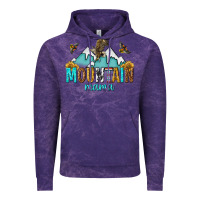 Cloud Purple mountain mama Vintage Hoodie - texasbilliewilder