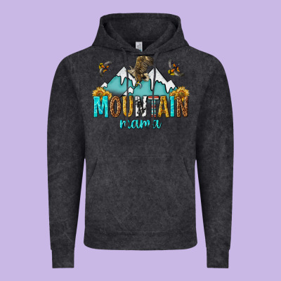 Mountain Mama Vintage Hoodie Designed By Texasbilliewilder