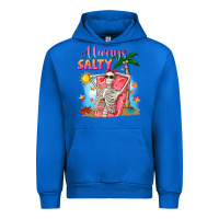Cobalt Always salty Urban Hoodie - NancyCooperArtShop