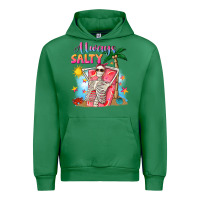 Emerald Always salty Urban Hoodie - NancyCooperArtShop