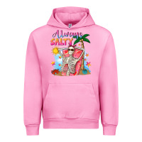 Fuchsia Pink Always salty Urban Hoodie - NancyCooperArtShop