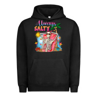 Pigment Black Always salty Urban Hoodie - NancyCooperArtShop