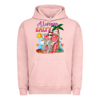Pigment Salmon Always salty Urban Hoodie - NancyCooperArtShop