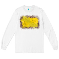 White gemstone yellow leopard background Long Sleeve Tee - JahusDesignShop