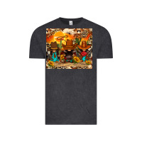 Vintage Black western gnomies Vintage Tee - FaDigitalArtStudio