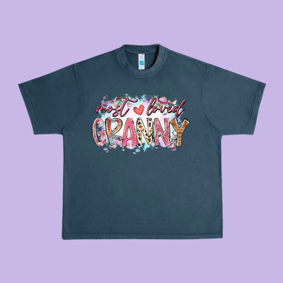 Most Loved Granny Urban Heavy Tee Designed By Racoondesign