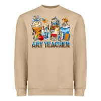 Art Teacher Coffee Cups Heavyweight Sweatshirt | Teevron