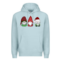 Blue Mist christmas gnomes Premium Hoodie - AdoDesignShop