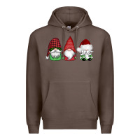 Coffee christmas gnomes Premium Hoodie - AdoDesignShop
