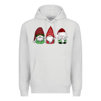 Dove Grey christmas gnomes Premium Hoodie - AdoDesignShop