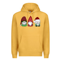Mustard christmas gnomes Premium Hoodie - AdoDesignShop