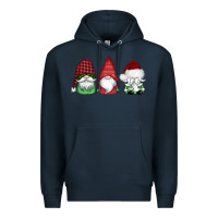 Navy christmas gnomes Premium Hoodie - AdoDesignShop