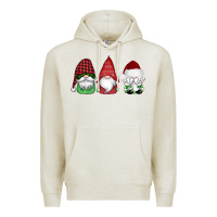 Oatmeal Heather christmas gnomes Premium Hoodie - AdoDesignShop