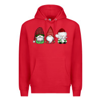 Red christmas gnomes Premium Hoodie - AdoDesignShop