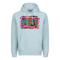 Blue Mist Western Pray Religious Premium Hoodie - LillyAllenDesigns