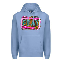 Colony Blue Western Pray Religious Premium Hoodie - LillyAllenDesigns