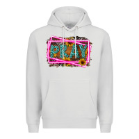 Dove Grey Western Pray Religious Premium Hoodie - LillyAllenDesigns