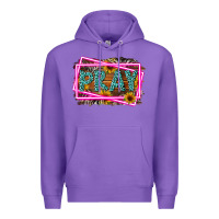 Purple Western Pray Religious Premium Hoodie - LillyAllenDesigns