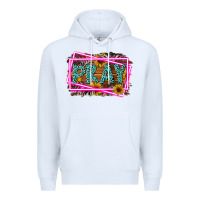 White Western Pray Religious Premium Hoodie - LillyAllenDesigns