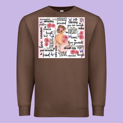Self Care Premium Sweatshirt Designed By Maliassmallbusiness