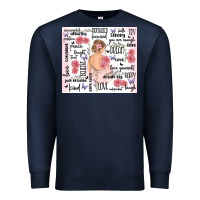 Navy self care Premium Sweatshirt - MaliasSmallBusiness