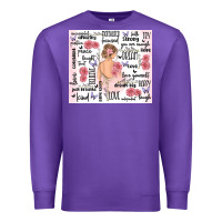 Purple self care Premium Sweatshirt - MaliasSmallBusiness