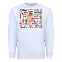 White self care Premium Sweatshirt - MaliasSmallBusiness
