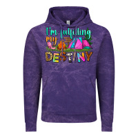 Cloud Purple i'm fulfilling my destiny Vintage Hoodie - Zillion Design Studio