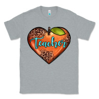 Heather Grey teacher heart Classic Tee - JahusDesignShop
