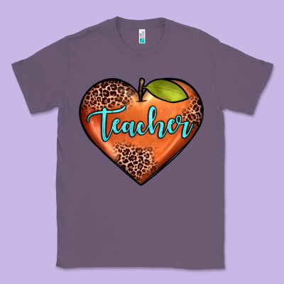 Teacher Heart Classic Tee Designed By Jahusdesignshop