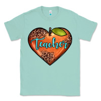Seafoam teacher heart Classic Tee - JahusDesignShop