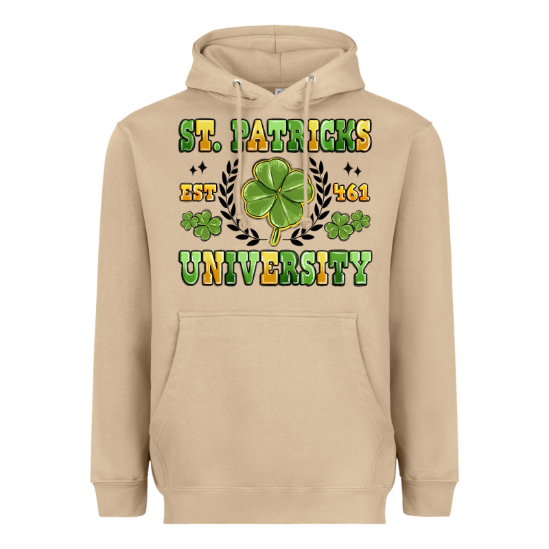 St. Patricks University Heavyweight Hoodie by MaliasSmallBusiness | Teevron