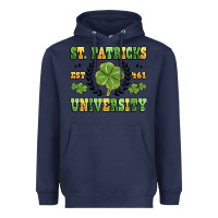 Navy st. patricks university Heavyweight Hoodie - MaliasSmallBusiness