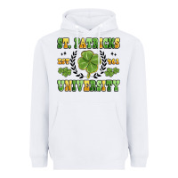 White st. patricks university Heavyweight Hoodie - MaliasSmallBusiness