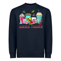 Navy science teacher coffee cups Heavyweight Sweatshirt - Zillion Design Studio