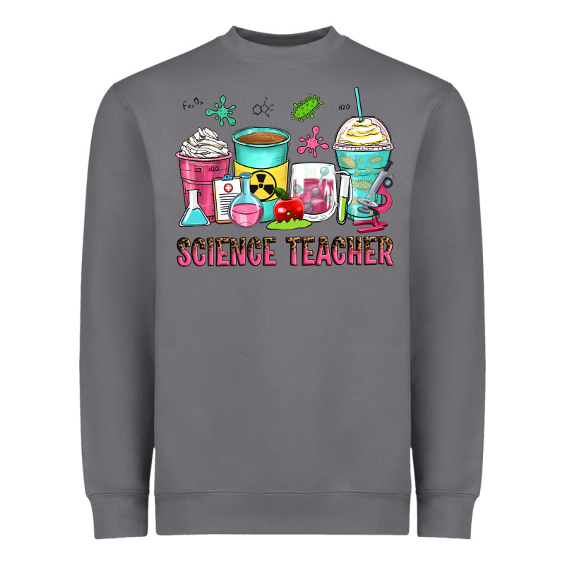 Science Teacher Coffee Cups Heavyweight Sweatshirt by Zillion Design Studio | Teevron