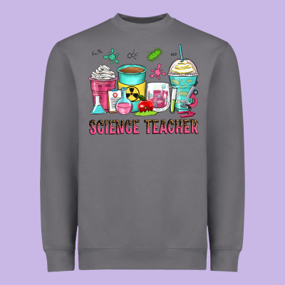 Science Teacher Coffee Cups Heavyweight Sweatshirt Designed By Zillion Design Studio
