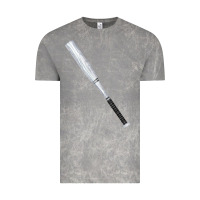 Cloud Rock white wooden softball bat Vintage Tee - FaDigitalArtStudio