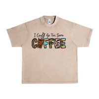 French Oak i could go for some coffee Urban Heavy Tee - CowhideDigitalArt